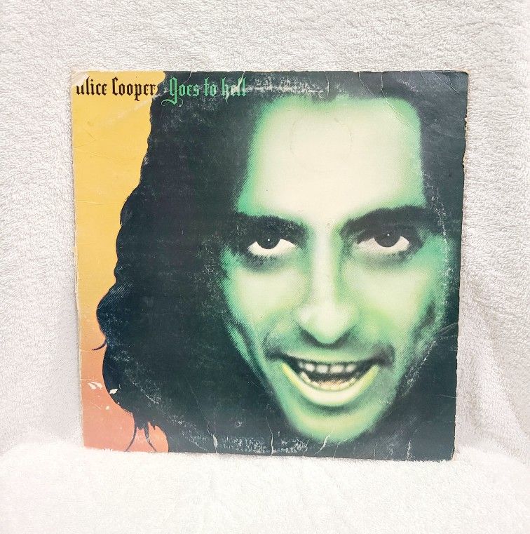 VTG Alice Cooper Vinyl Record Goes to Hell LP 1976 Warner Brothers Records Music