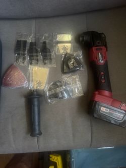 18V Multi Tool With Blades and Handle