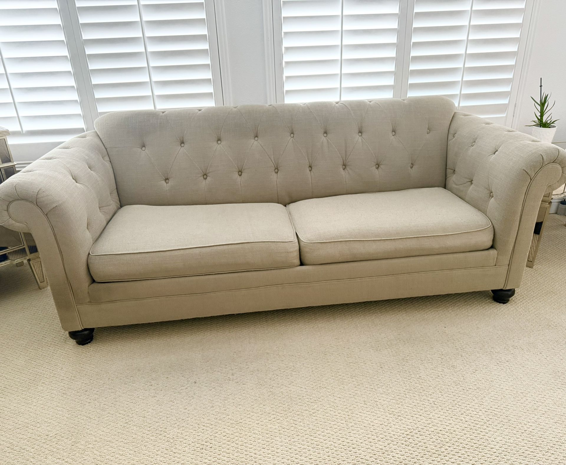 Sofa and loveseat