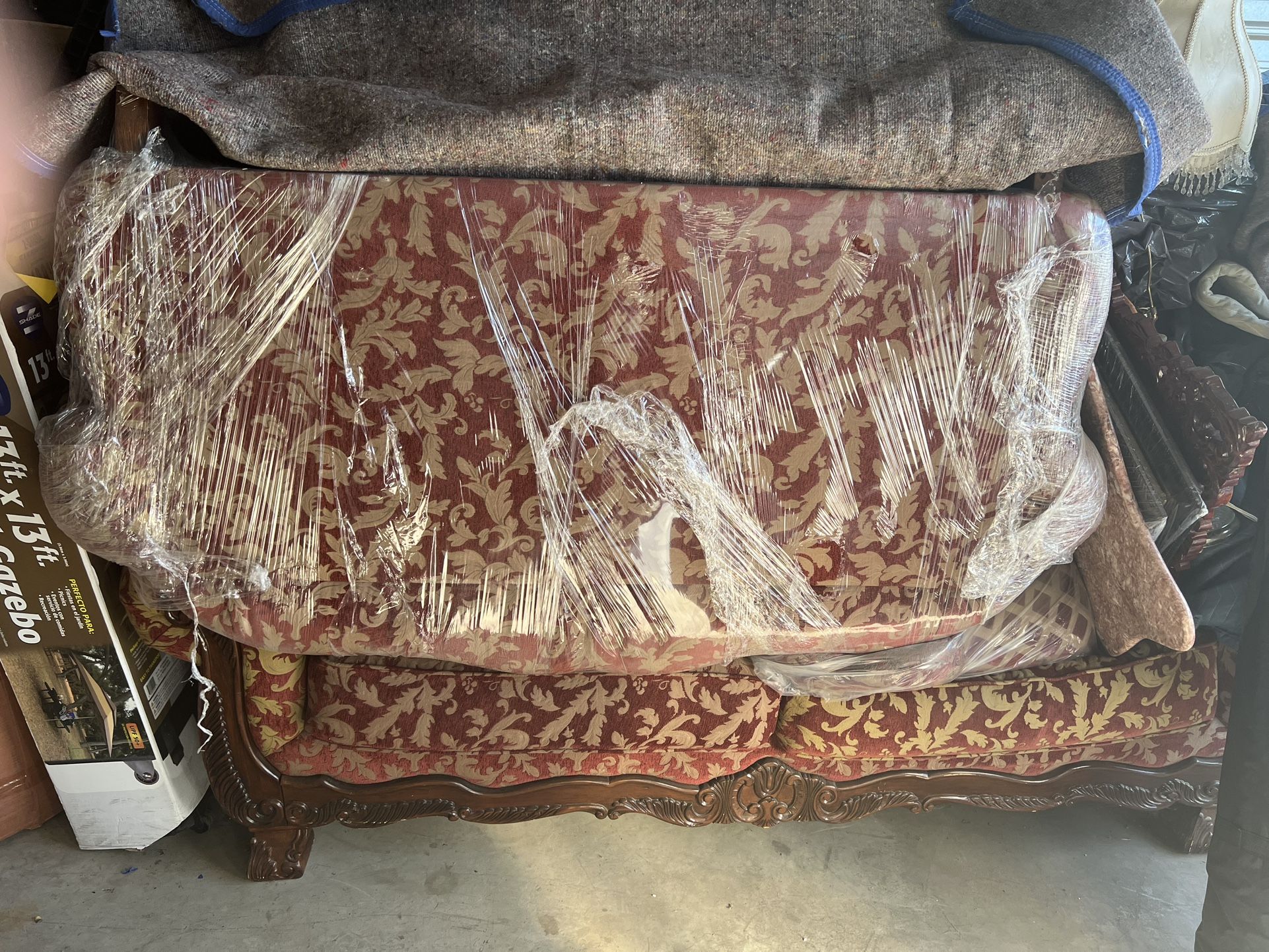 Sofa and loveseat