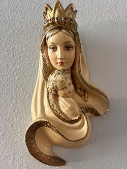Vintage 1959 Madonna & Child - D. C. Protti Religious Art