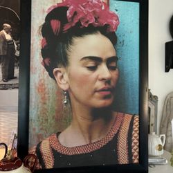 huge Frida Kahlo canvas 