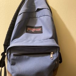Original Jan Sport Leather Bottom Backpack 
