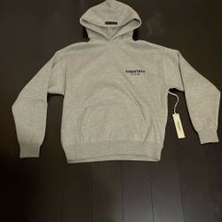 Dark Oatmeal Essentials Hoodie Size Small 