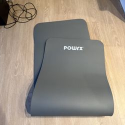 POWRX Extra-Large Exercise/Yoga Mat 6 ft × 2 ft – Excellent Condition