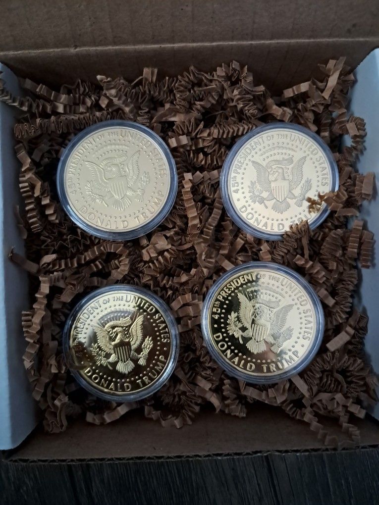Donald Trump Gold Coin Set 