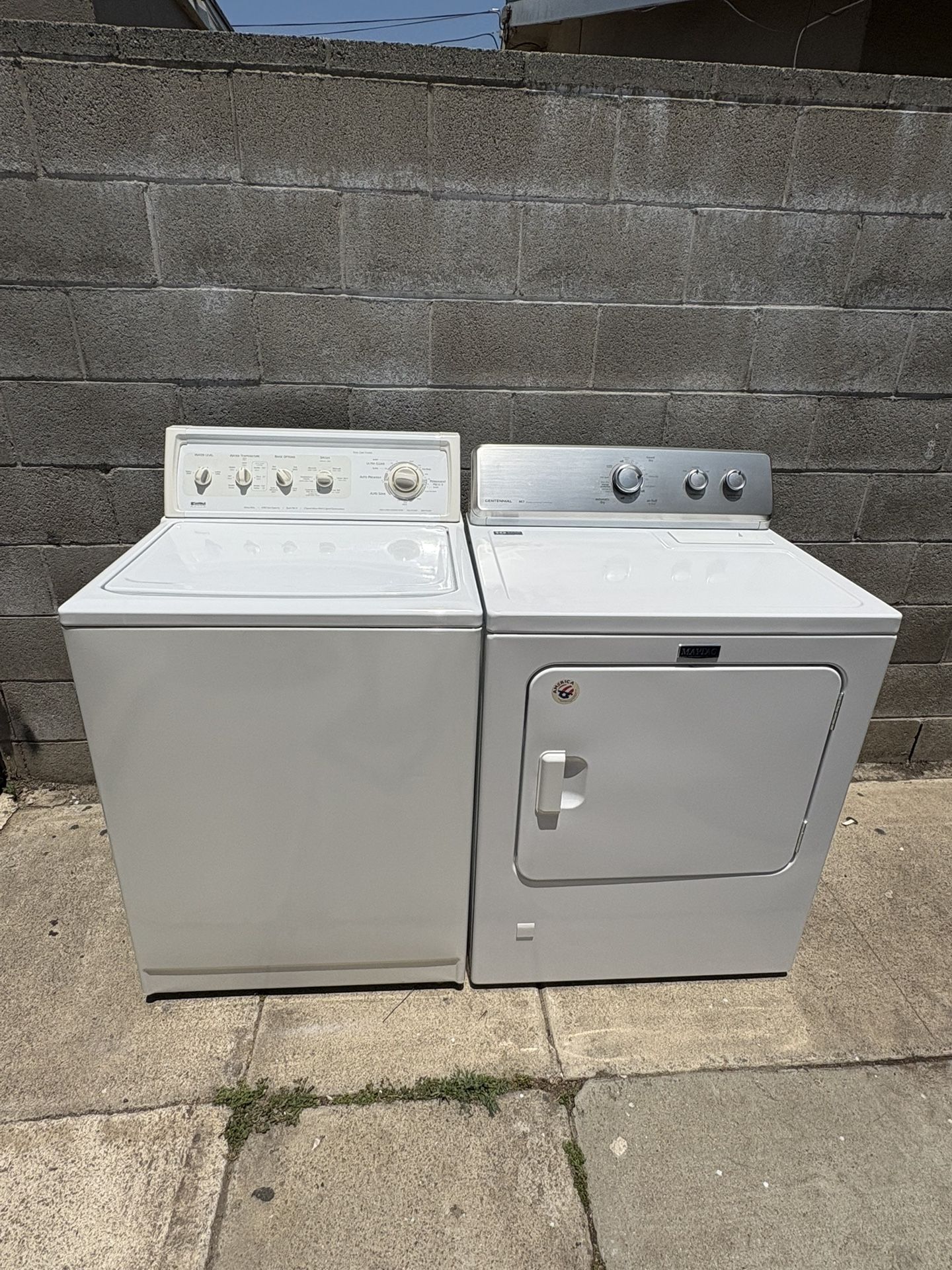 Kenmore Washer And Maytag Gas Dryer