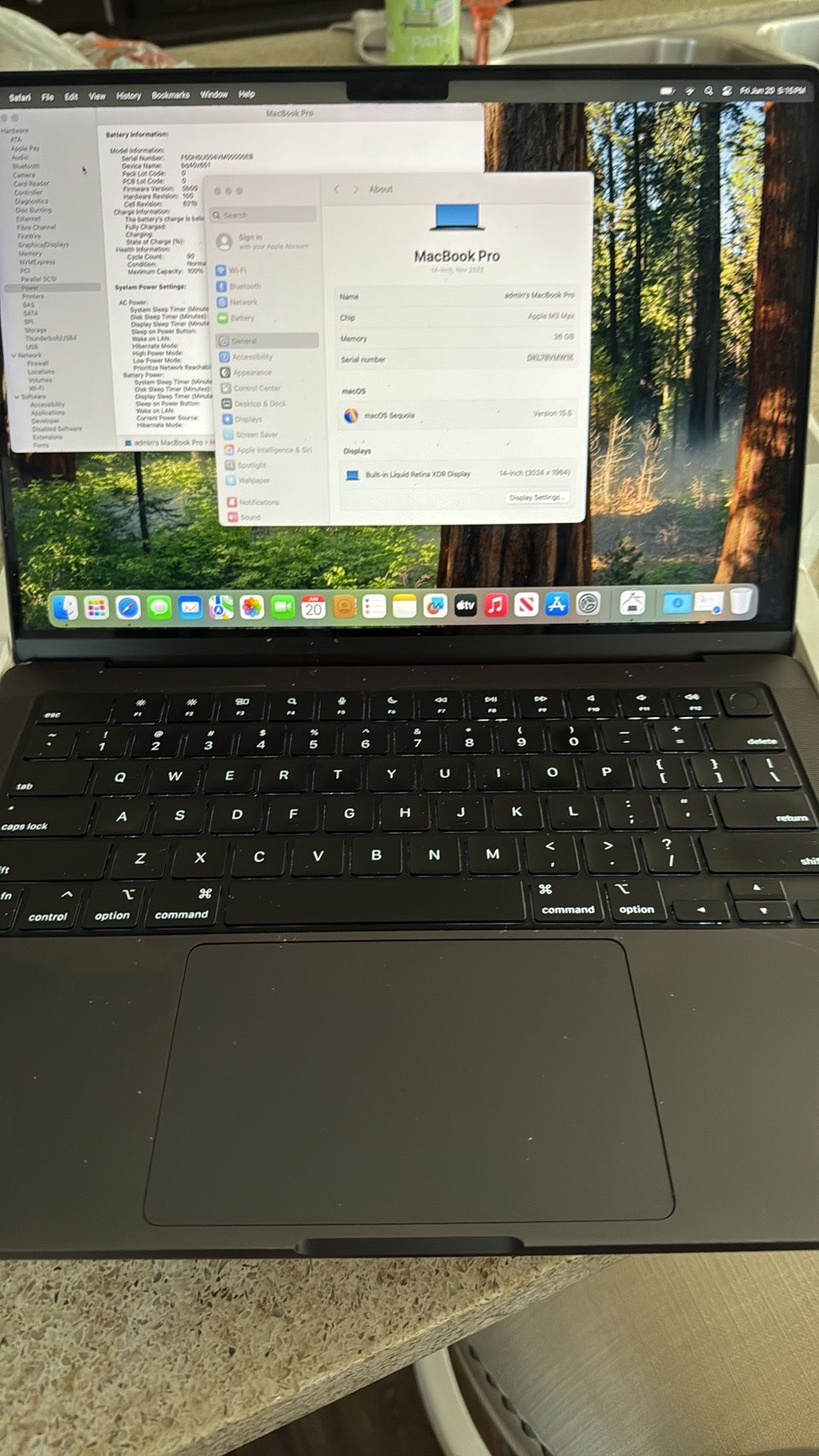 Apple MacBook Pro M3 Max Space Black 14” 36gb Ram 1TB AppleCare Plus!