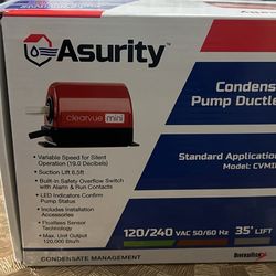 Asurity Condensate Pump Ductless 