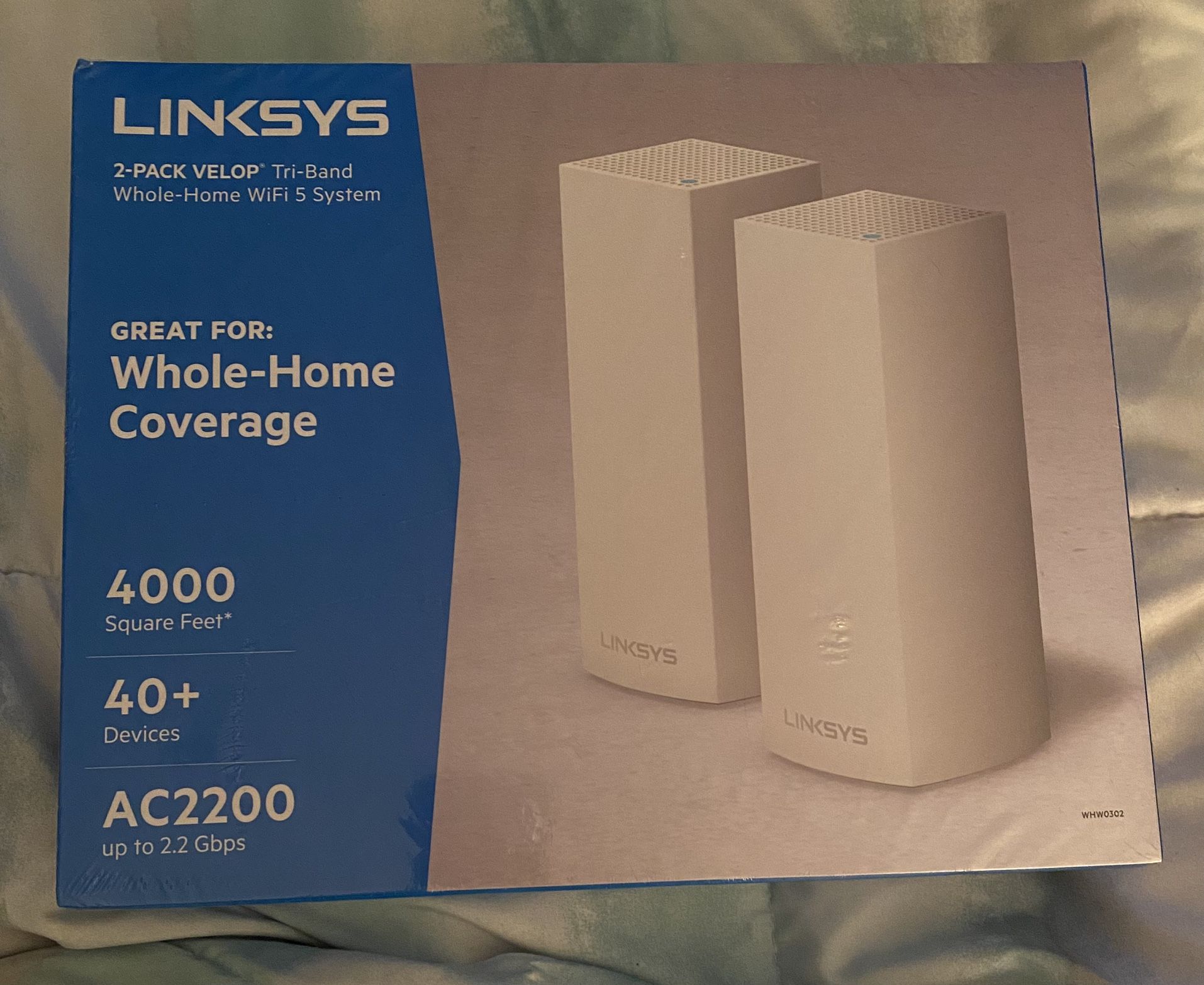 Linksys 2-Pack Velop WiFi 5 System