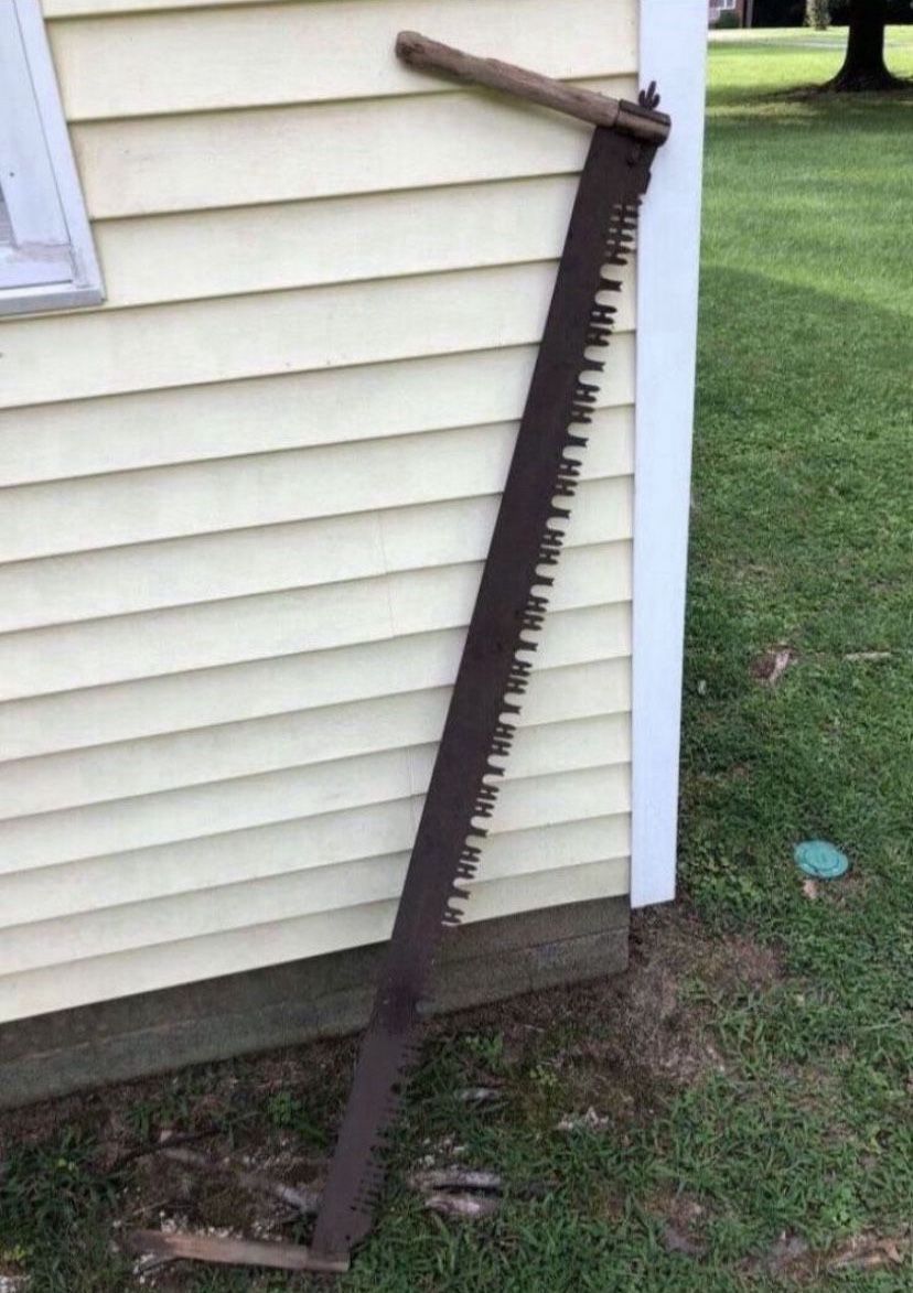Antique Two-Man Cross Cut Saw