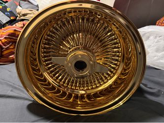 100 spoke 13x7 cheese all gold