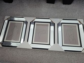 Picture frames ( silver)..3 pc