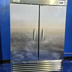 Ikon 2 Door Refrigerator Stainless Steel 