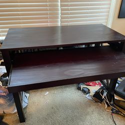 Desk With Pull Out Tray