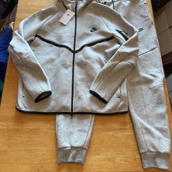 New Nike Tech Fleece SET Hoodie Jacket Pants Joggers Sweats Gray Men’s L or XL or XXL