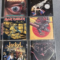 Rock Music Cds 80s-90s 18 Cds Total. (make Offer)
