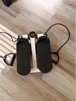 Mini Exercise Stepper with Resistance Bands