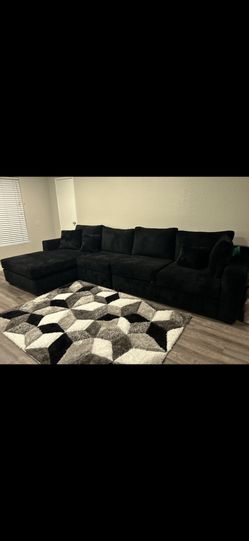 Brand New Super Plush Comfy Corduroy Sectional Set 