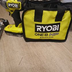 Brand New Ryobi Impact With Bag And Charger
