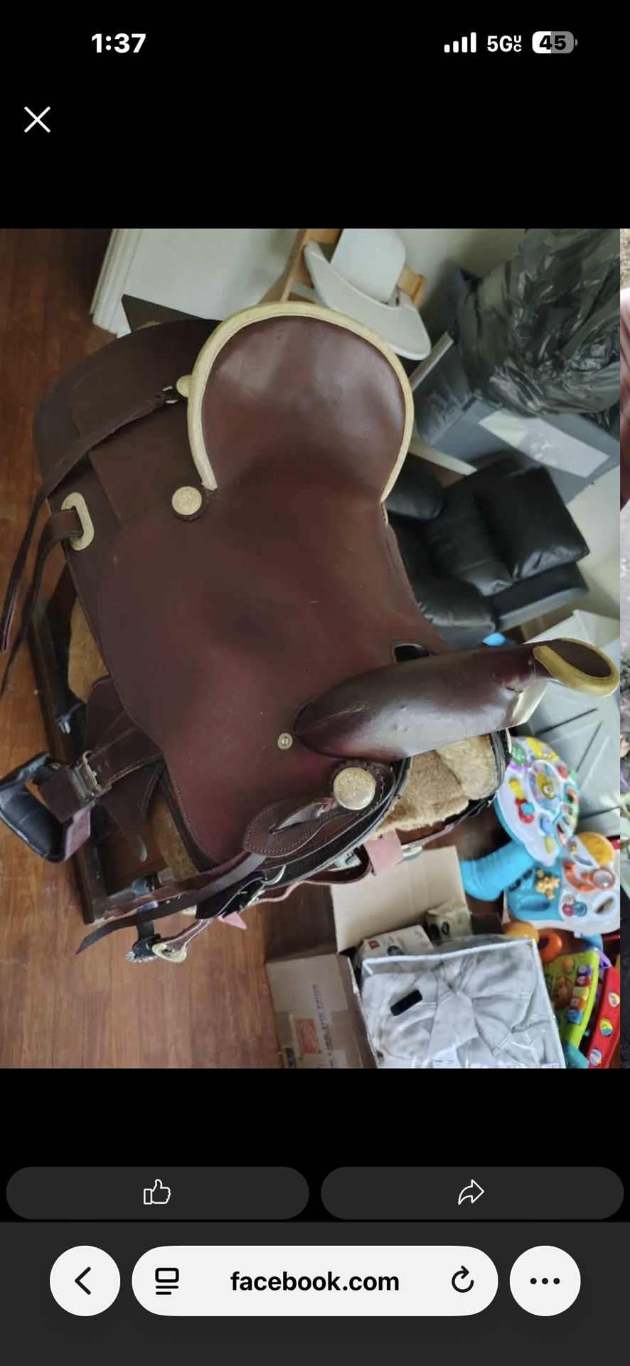 Handcrafted King series saddle (other items included)