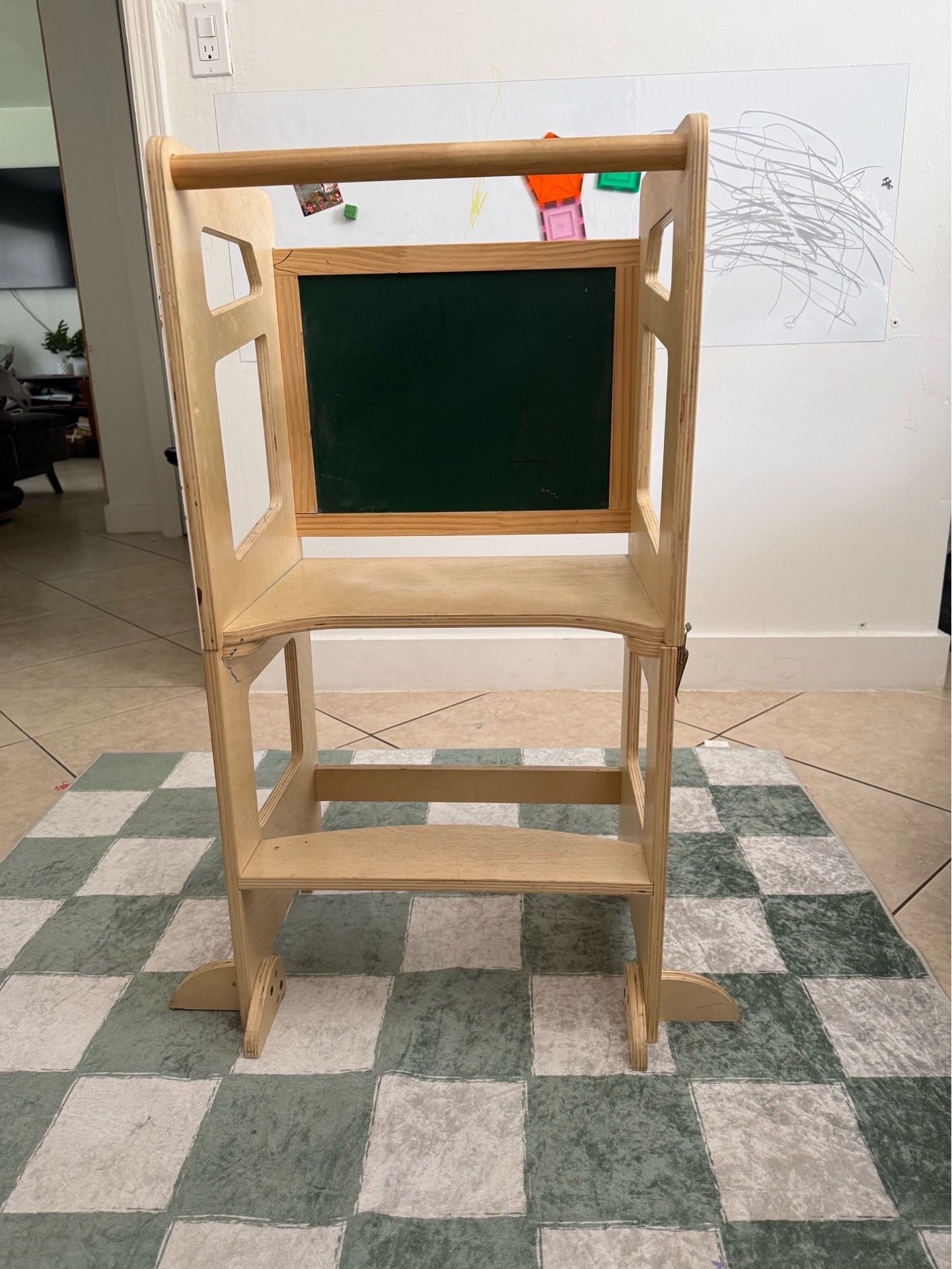 Toddler Step stool/ tower convertible to table and chair