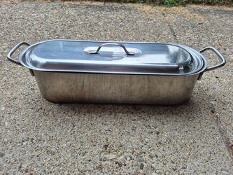 Stainless Steel Fish Poacher with tray and  Lid Skokie)