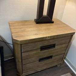 Wood Nightstand