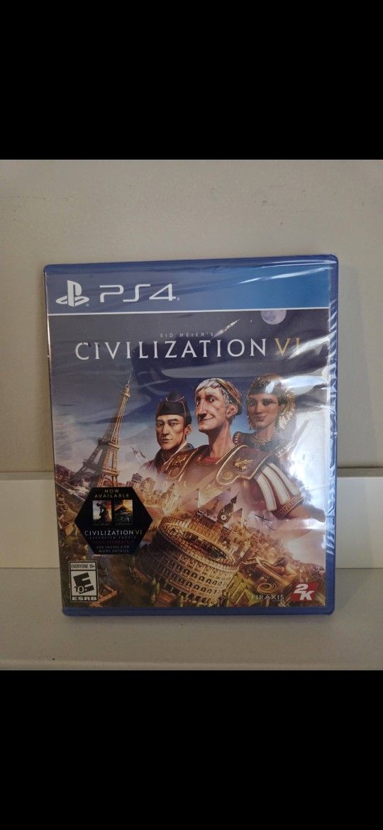 PS4 Game- CIVILIZATION VI Sealed- New