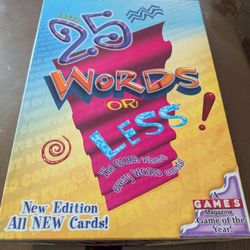25 Words Or Less! Board Game (2000)