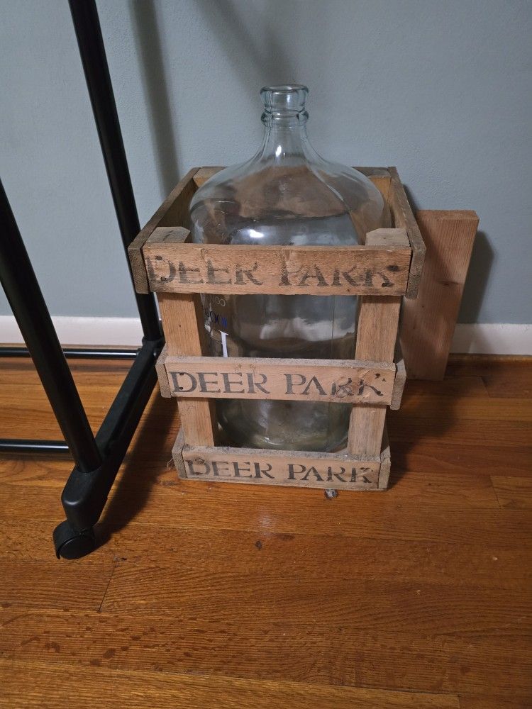 Water Jug With Crate 35.00