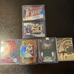 NBA-NFL RPA’s, Numbered Cards(Check Description)