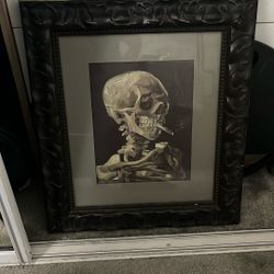 Vince Van Gogh “Smoking Skull”