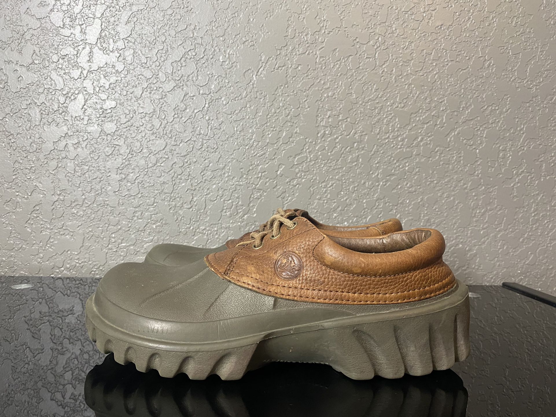 Crocs Islander Men Size 10 12 Brown Pit Crew Lace-Up Boat Shoes Clogs for Sale in Antonio, TX OfferUp