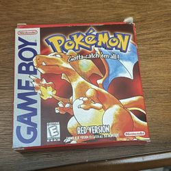 Gameboy Pokémon Red CIB