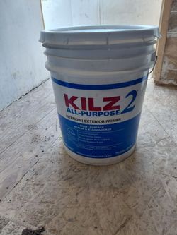 31/2gals kilz white primer sealer exterior and interior  paint stainblocker