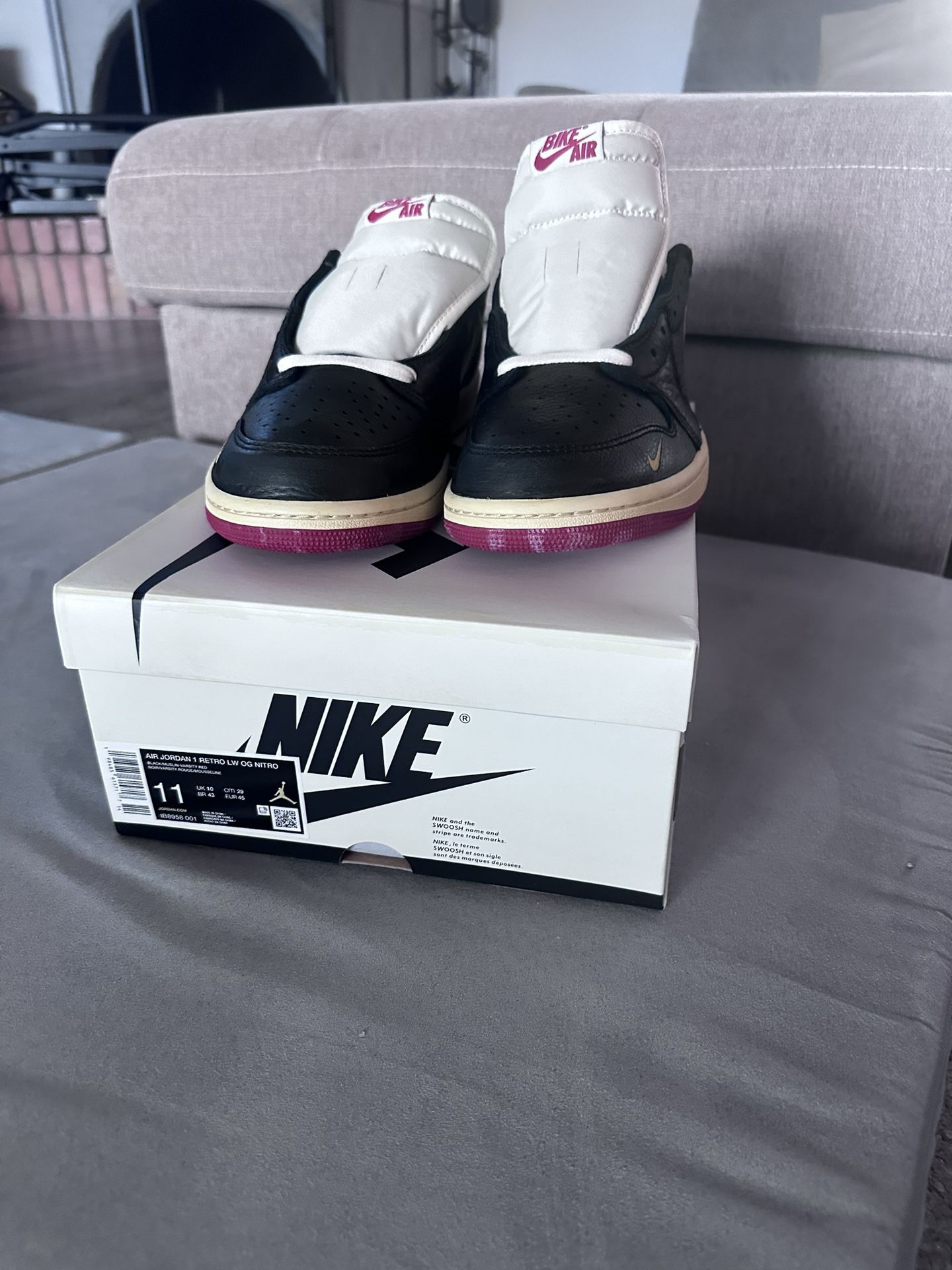 US Men 11 Jordan 1 Low Nigel