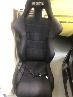 Momo Universal Racing Seat Black 