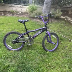 Purple Kids Bmx Bike