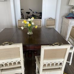 Dining Room Set And Eight Chairs