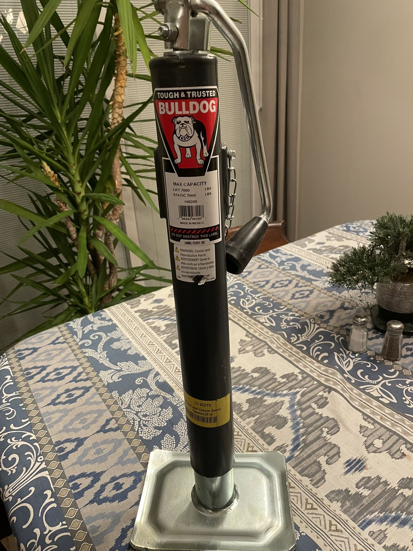 Weld On Trailer Jack 7k Lbs