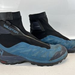 Salomon Outpath GTX Pro Men's Blue Hiking Shoes Sneakers Size 10