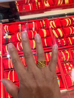 24 karat gold ring