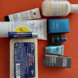 kiehl's soap and lip balm and eau de perfume 