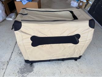 Foldable dog kennel