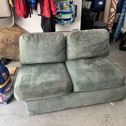 Retro Green Loveseat Sofa