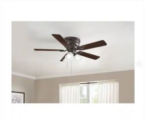 Hampton Bay Clarkston II 44 in. LED Indoor Oil Rubbed Bronze Ceiling Fan - New
