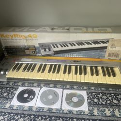 M-Audio Key rig 49 midi controller synth keyboard
