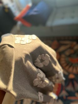 Grey denim tears