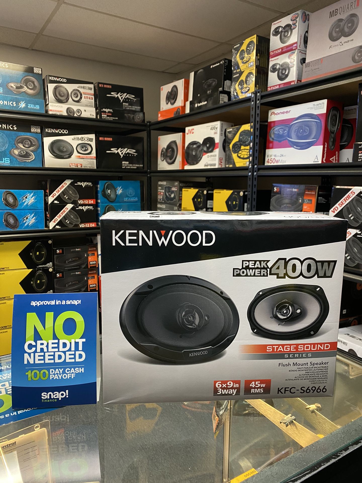 New Kenwood 6x9” inch 400 Watts Max Car Audio Speakers (pair) No Credit Easy Financing 🔊🔥